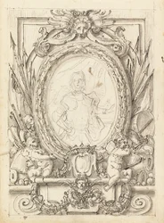 Conception pour un panneau avec portrait d